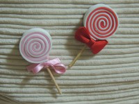 piruletas de goma eva 